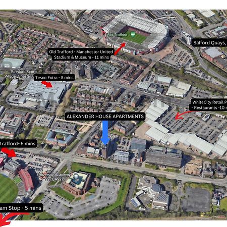 Chic Luxury Apartment Near Old Trafford Stadiums แมนเชสเตอร์ ภายนอก รูปภาพ